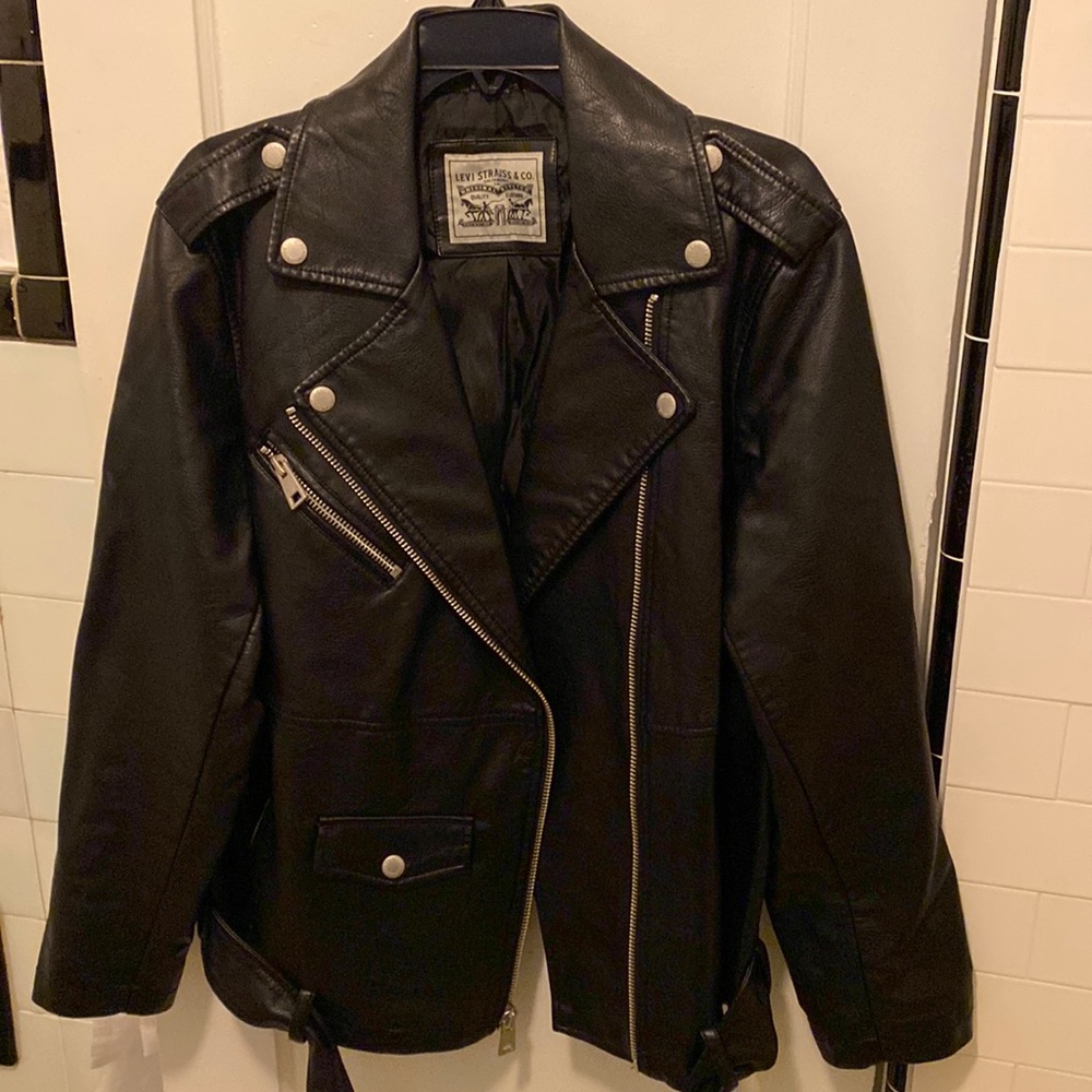Levi’s Faux Leather Fashion Belted Moto Jacket 1X
